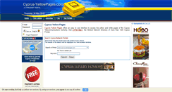Desktop Screenshot of cyprus-yellowpages.com